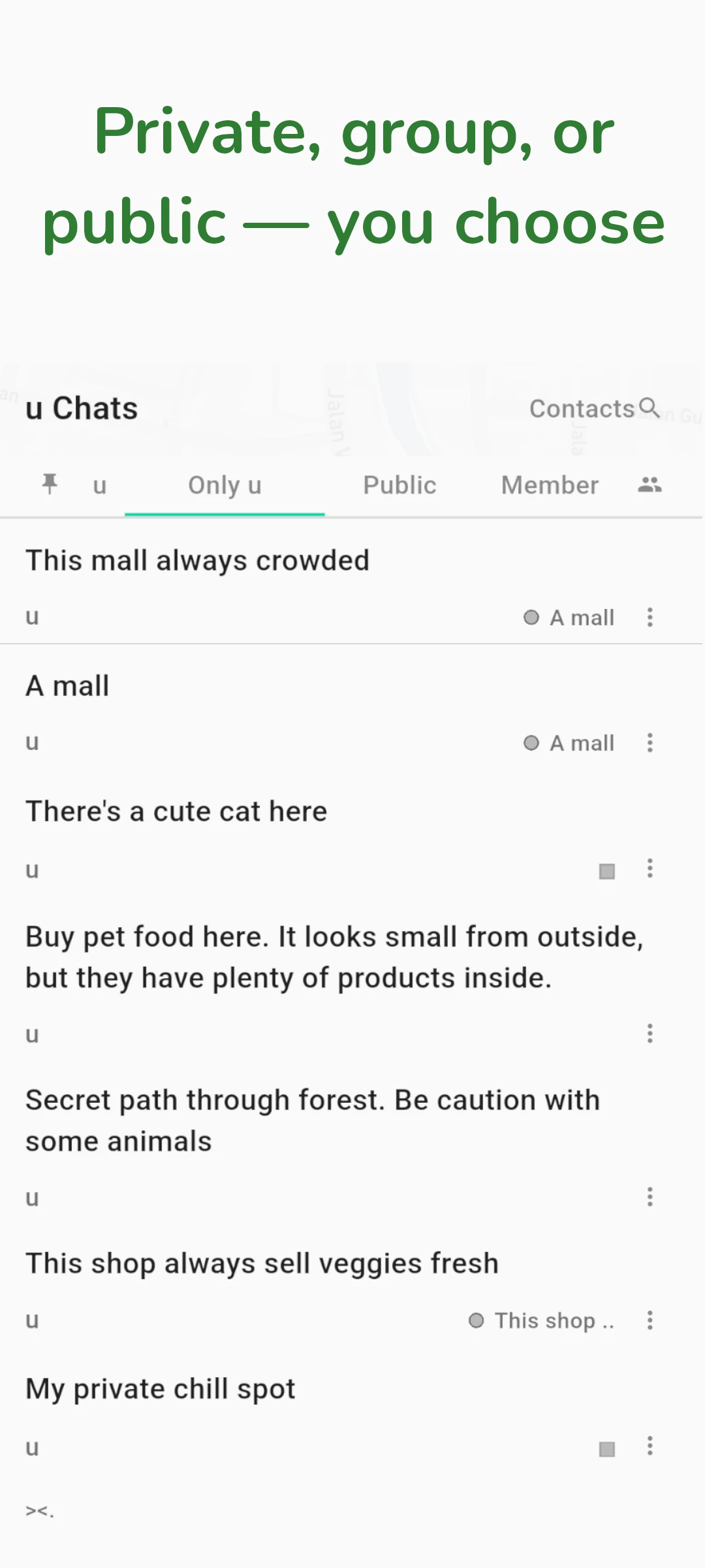 screenshot of privacy matters