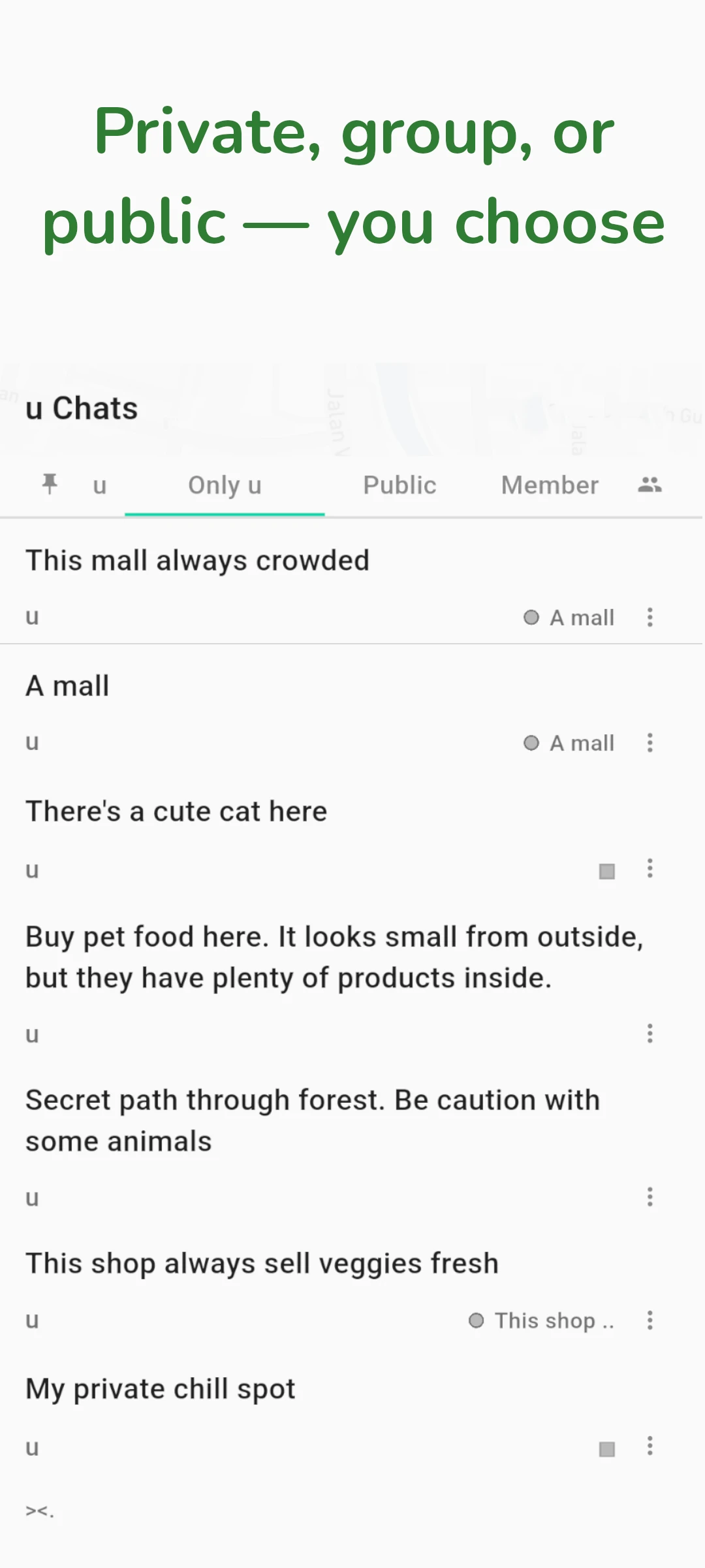 screenshot of privacy matters